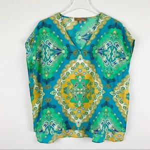 Ellen Tracy Boho Blouse